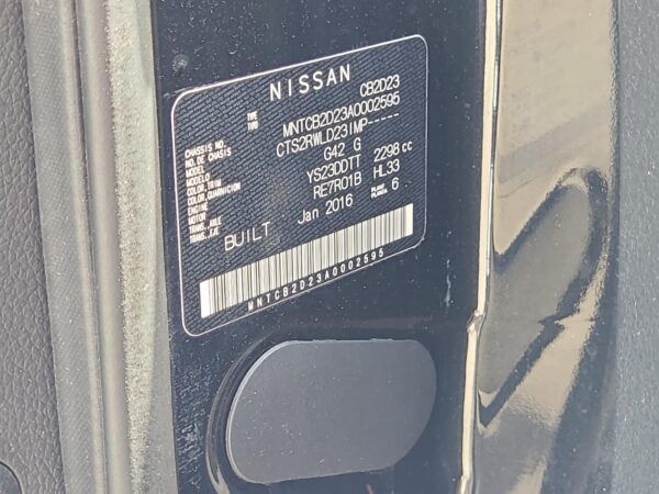 NISSAN NAVARA 2015-2020 BOOTLID/TAILGATE NP300, TAILGATE, W/ CAMERA TYPE, 04/15- - Image 38