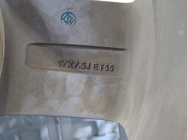 FORD RANGER 2022-2025 WHEEL ALLOY RA, FACTORY, 17X7.5IN, 6 SINGLE SPOKE, GREY, 0 - Image 8