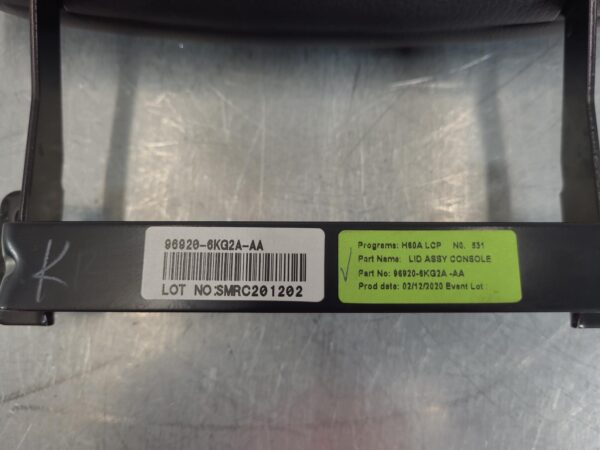 NISSAN NAVARA 2015-2025 CONSOLE NP300, CENTRE CONSOLE LID ONLY, LEATHER, BLACK, - Image 24