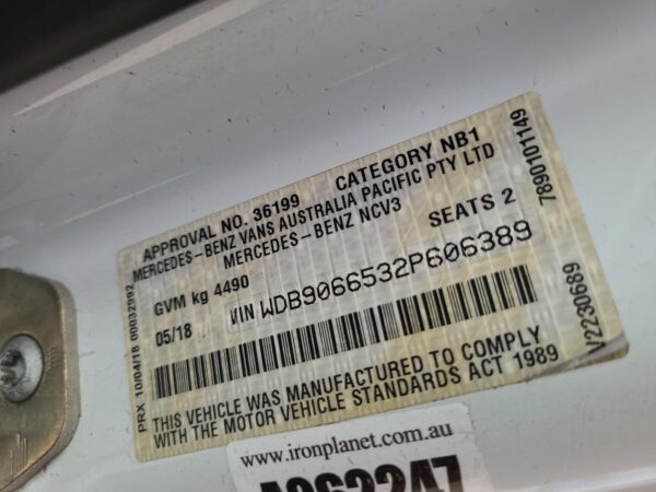 MERCEDES SPRINTER 2006-2018 FRT XMEMBER/CRADLE CROSSMEBER, NCV3, 10/06-04/18 - Image 11