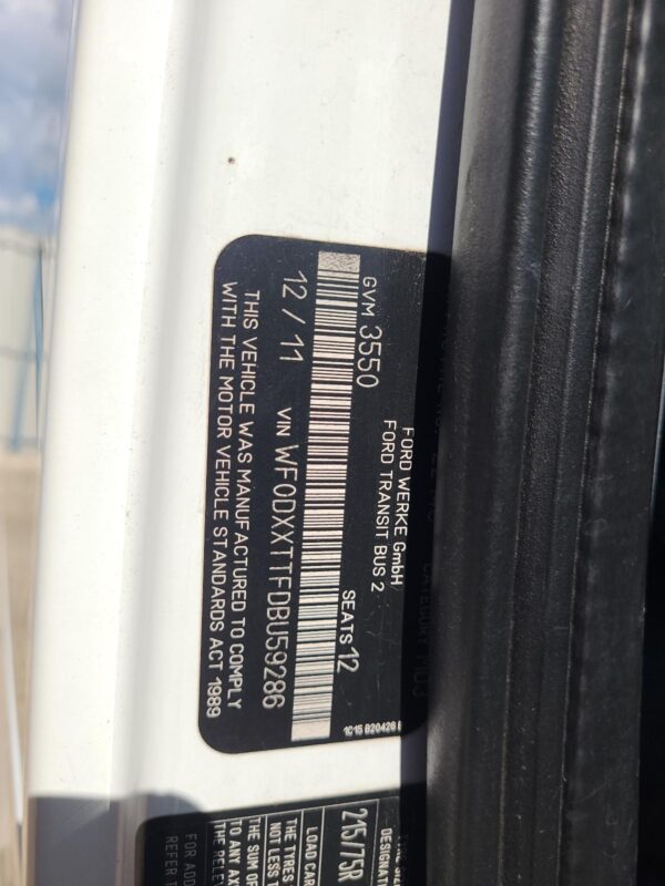 FORD TRANSIT 2006-2014 CABLE HANDBRAKE CABLE (FRONT CABLE), VM SI-II, 07/06-02/1 - Image 39