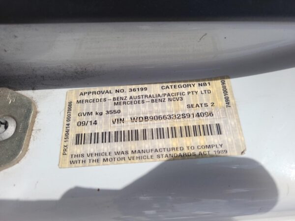 MERCEDES SPRINTER A/BAG MODULE/SENSOR CLOCKSPRING, NCV3, 10/06-04/18 06 07 08 0 - Image 44