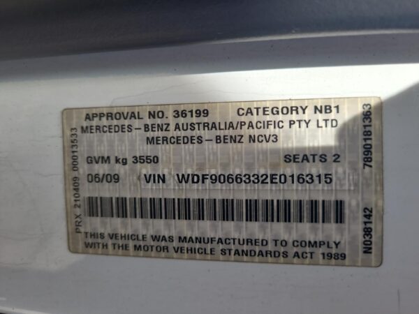 MERCEDES SPRINTER 2006-2009 ENGINE 2.1L Diesel OM6466 Speed Manual - Image 22