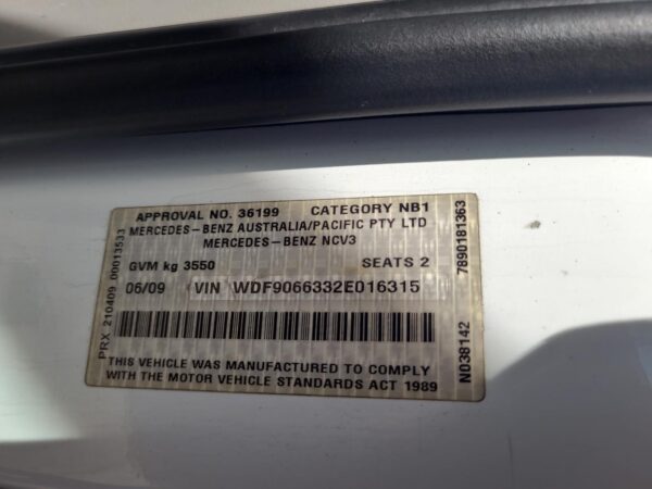 MERCEDES SPRINTER 2006-2018 CARGO BARRIER LOW MID ROOF, NCV3, 10/06-04/18 - Image 11