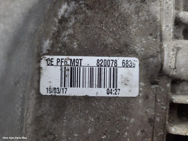 2018 RENAULT MASTER Trans/Gearbox