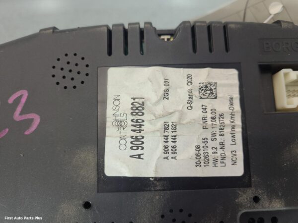 2009 MERCEDES SPRINTER Instrument Cluster