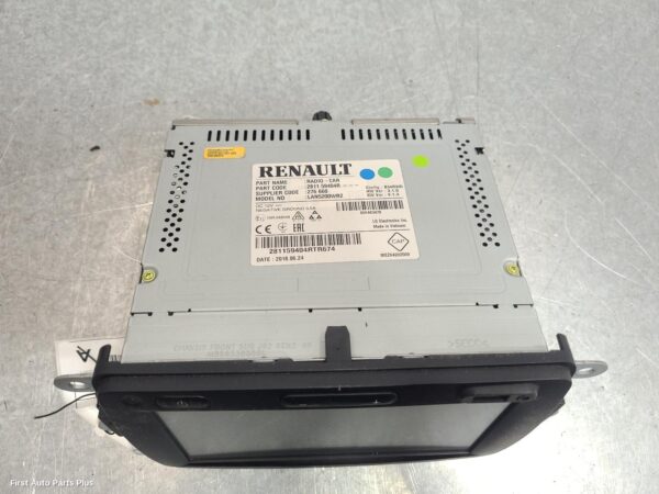 2019 RENAULT TRAFIC Radio/Cd/Dvd/Sat/Tv