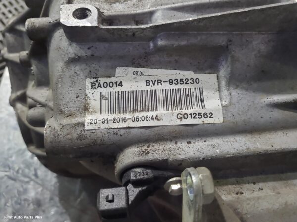 2016 RENAULT MASTER Trans/Gearbox
