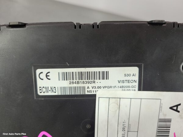 2019 RENAULT MASTER Ecu