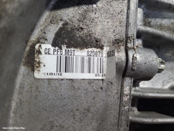 2016 RENAULT MASTER Trans/Gearbox