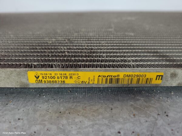 2017 RENAULT TRAFIC A/C Condenser