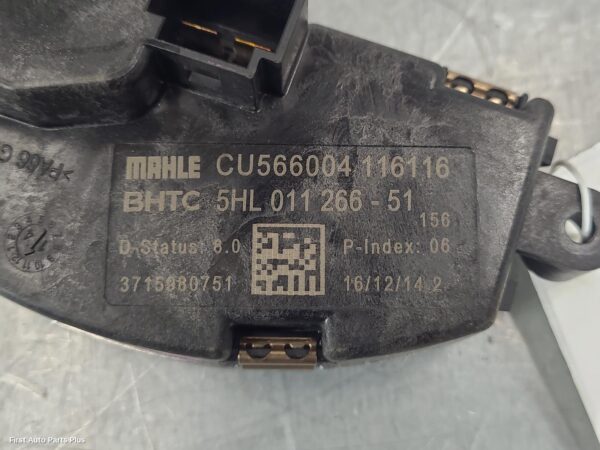 2016 MERCEDES VITO Fan Speed Resistor
