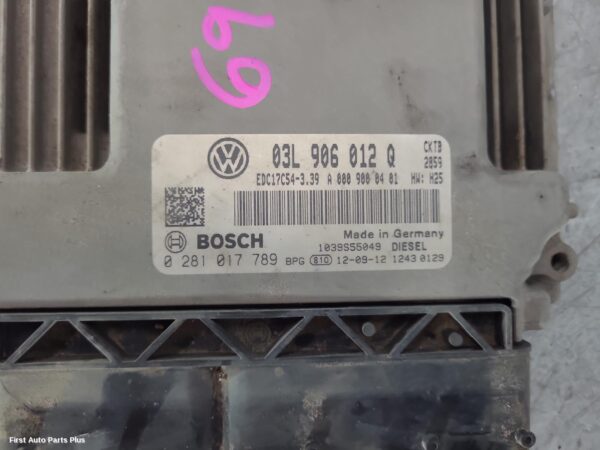 2013 VOLKSWAGEN CRAFTER Ecu