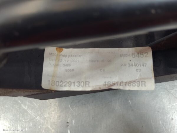 2022 RENAULT MASTER Pedal Assembly