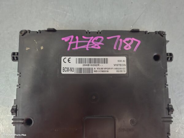2018 RENAULT MASTER Ecu