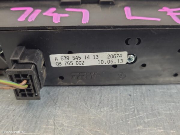 2013 MERCEDES VITO Pwr Dr Wind Switch