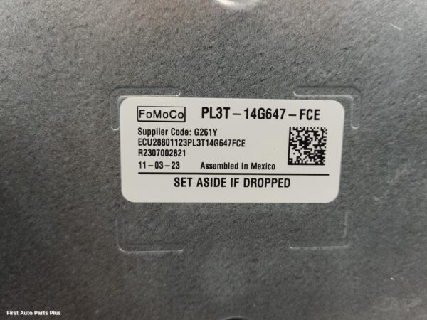 2023 FORD F SERIES Ecu