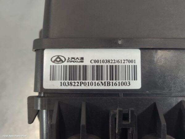2022 LDV DELIVER 9 Fuse Box