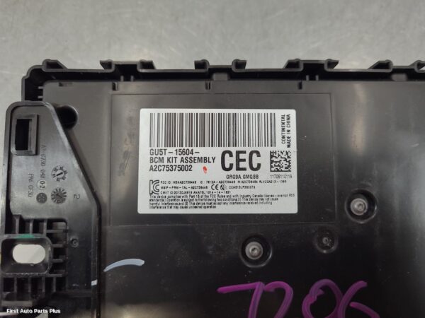 2017 FORD RANGER Ecu