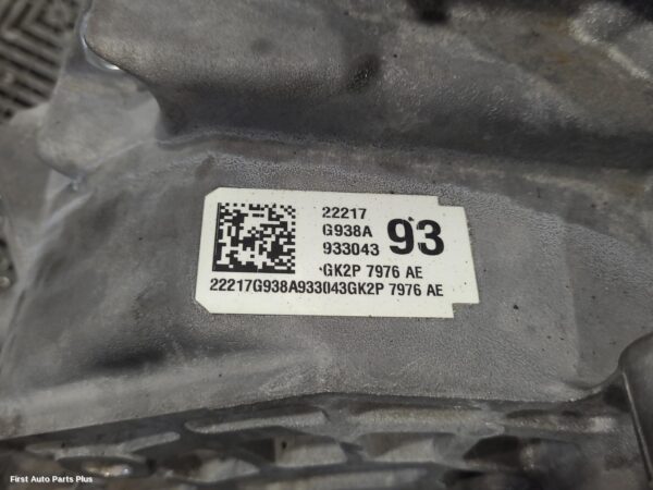 2022 FORD TRANSIT CUSTOM Trans/Gearbox