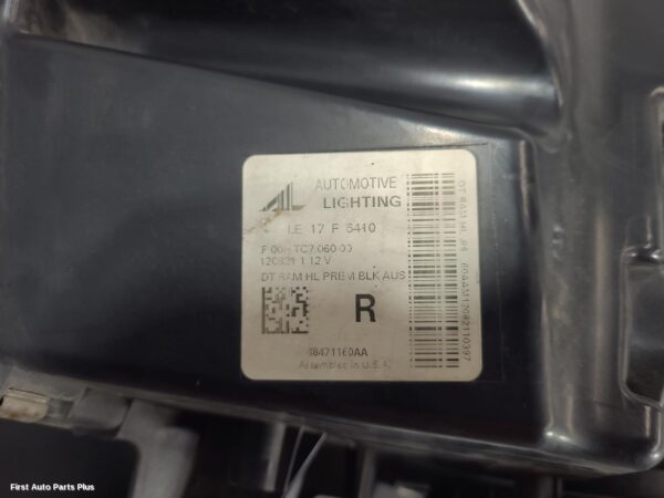 2022 RAM 1500 Right Headlamp