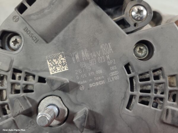 2020 VOLKSWAGEN CRAFTER Alternator
