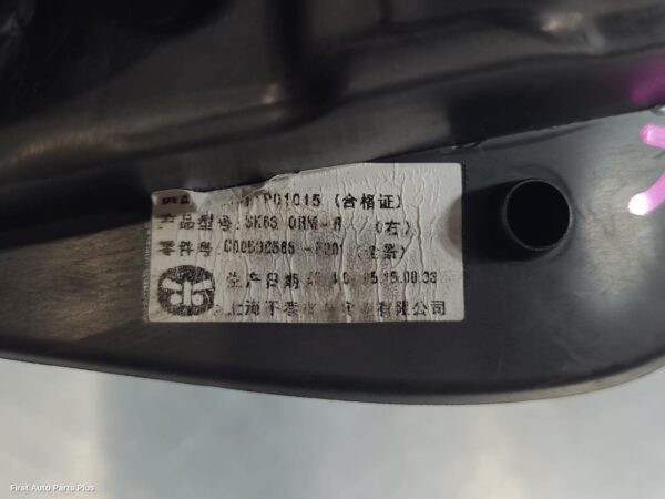 2024 LDV T60 Right Door Mirror