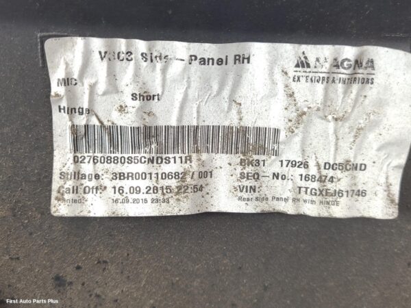 2015 FORD TRANSIT Body/Door Mould