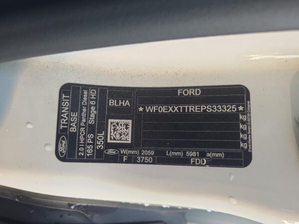 Ford Transit VO Left Airbag Dash 2019–Present - Image 11