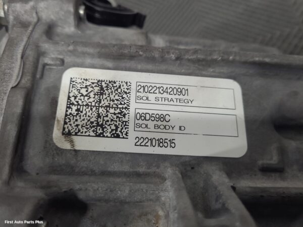 2022 FORD TRANSIT CUSTOM Trans/Gearbox