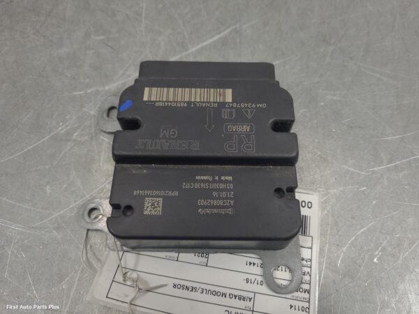 2021 RENAULT TRAFIC Airbag Module/Sensor