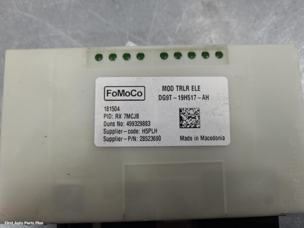 2019 FORD RANGER Ecu
