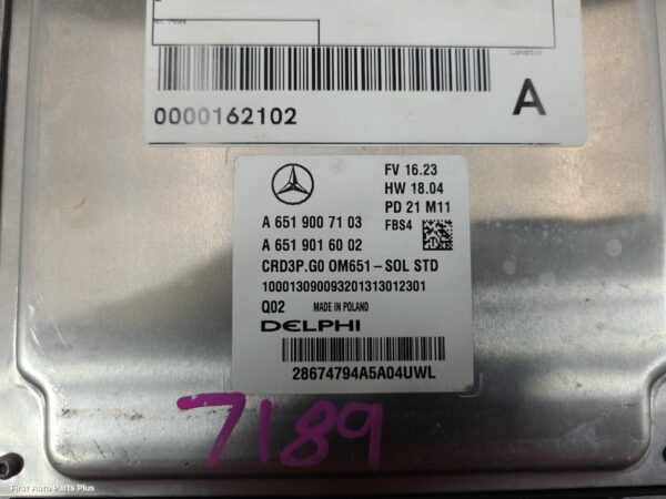 2022 MERCEDES SPRINTER Ecu