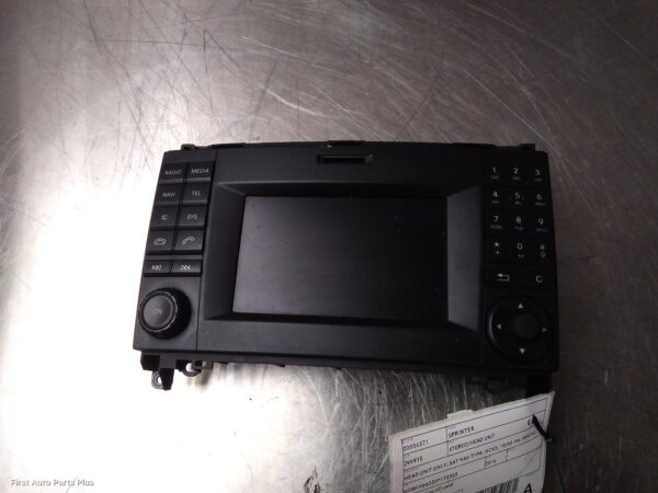 2016 MERCEDES SPRINTER Radio/Cd/Dvd/Sat/Tv