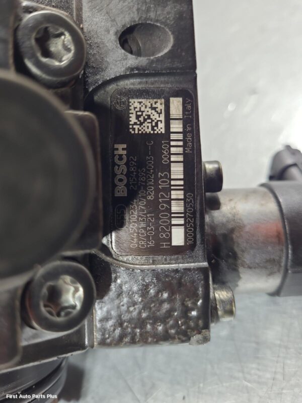 2016 RENAULT MASTER Injector Pump