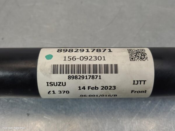 2023 MAZDA BT50 Front Prop Shaft
