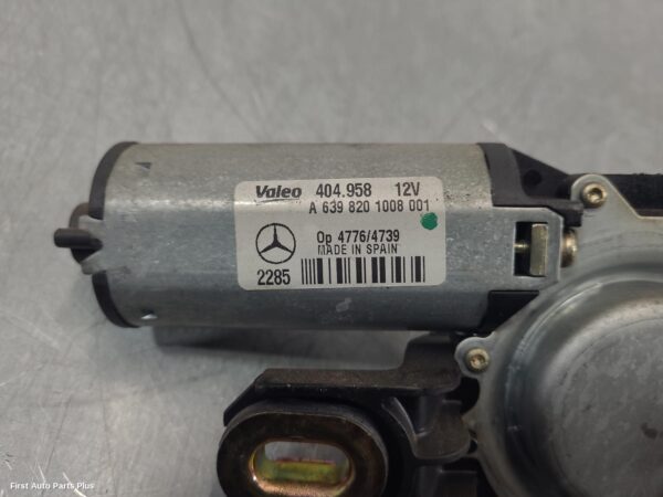 2006 MERCEDES VITO Wiper Motor