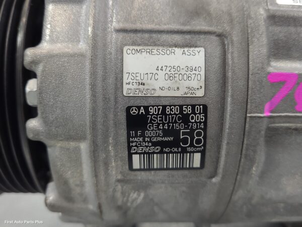 2020 MERCEDES SPRINTER A/C Compressor