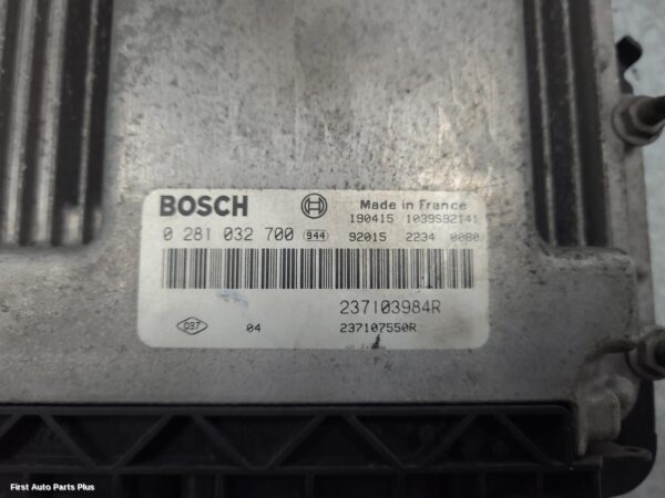 2019 RENAULT TRAFIC Ecu
