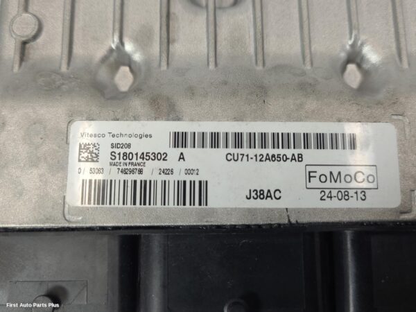 2012 FORD TRANSIT Ecu