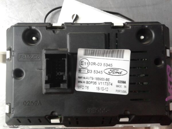 2013 MAZDA BT50 Radio/Cd/Dvd/Sat/Tv