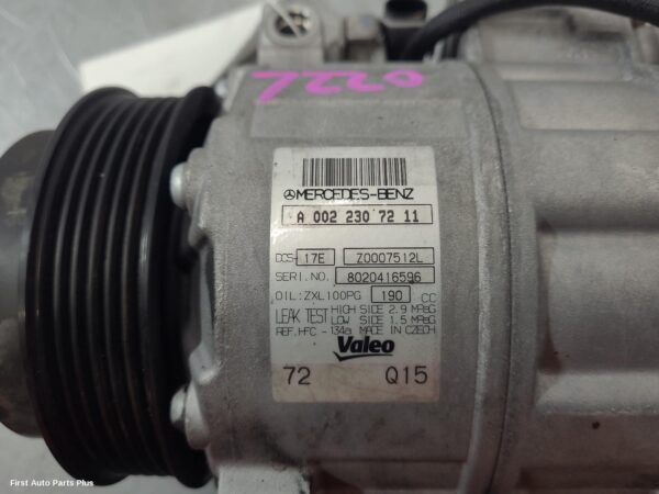 2017 MERCEDES SPRINTER A/C Compressor