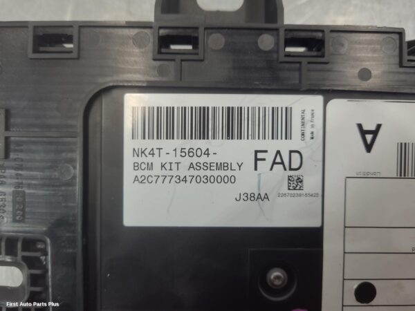 2023 FORD TRANSIT Fuse Box