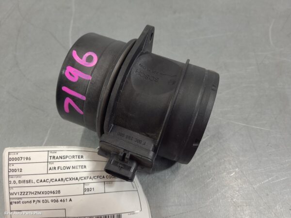 2021 VOLKSWAGEN TRANSPORTER Air Flow Meter