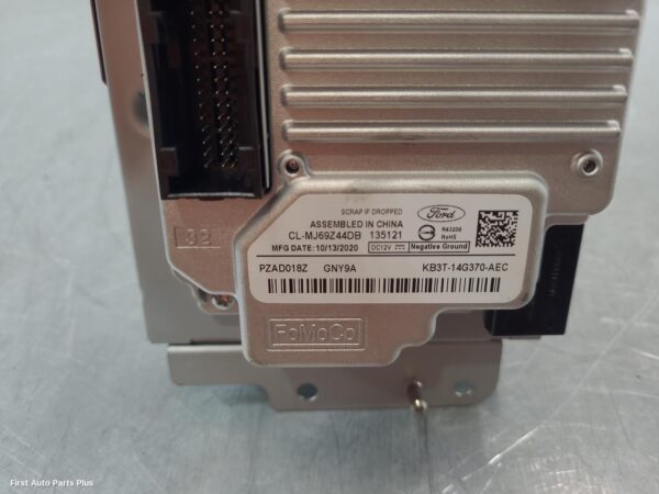 2021 FORD RANGER Radio/Cd/Dvd/Sat/Tv