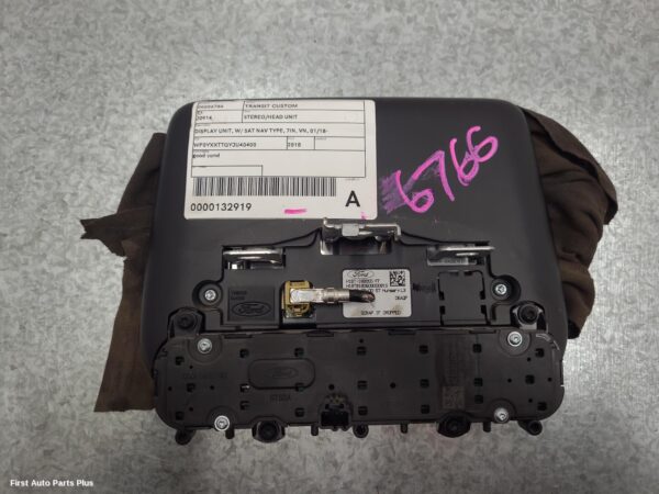 2018 FORD TRANSIT CUSTOM Radio/Cd/Dvd/Sat/Tv