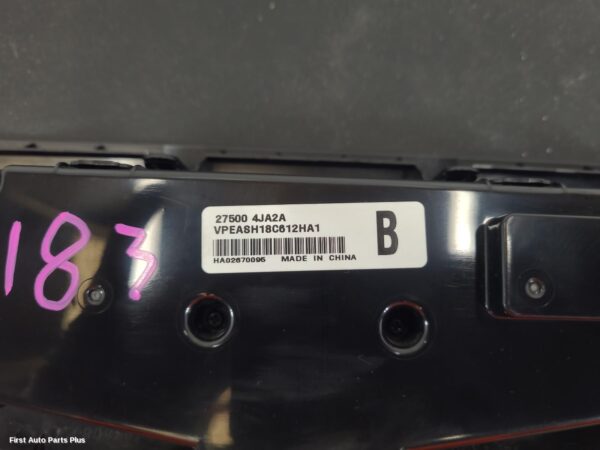 2021 NISSAN NAVARA Heater/Ac Controls