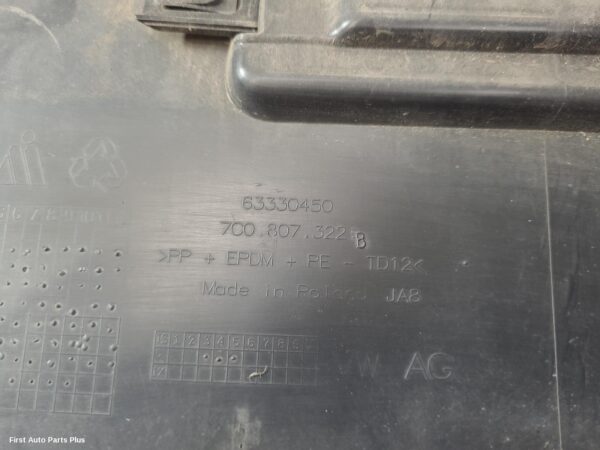 2020 VOLKSWAGEN CRAFTER Rear Bumper
