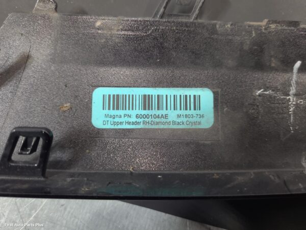 2022 RAM 1500 Header Panel