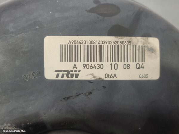 2014 MERCEDES SPRINTER Brake Booster